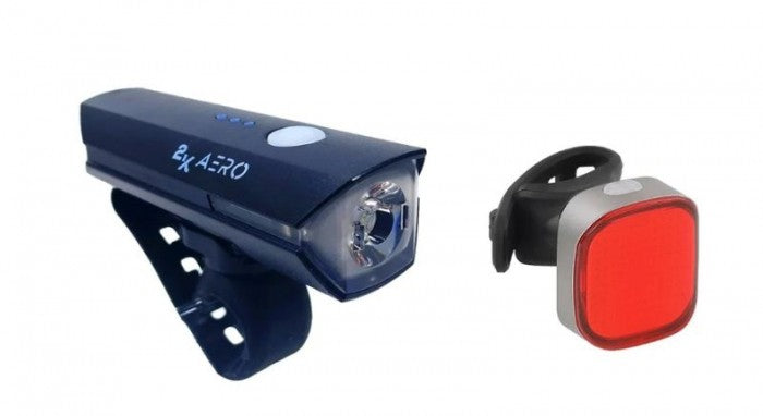 KOMPLET OŚWIETLENIA 2K AERO 550 LUMEN SOLID USB