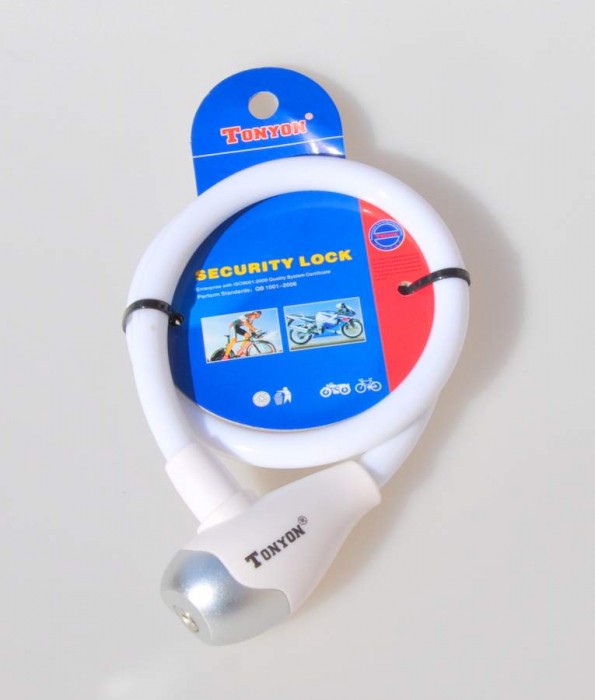 ZAMKNIĘCIE 65cm/12mm TY4505 PĘTLA BIAŁY