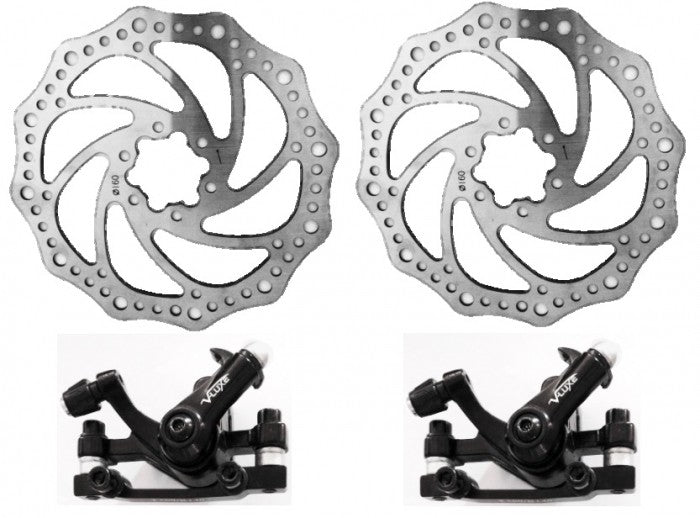 HAMULEC TARCZ. BX-260 160mm PRZÓD+TYŁ BOX