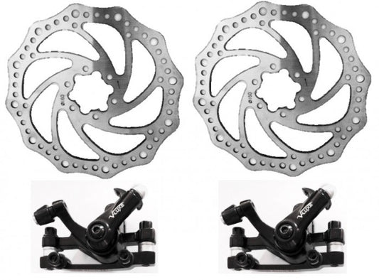 HAMULEC TARCZ. BX-260 160mm PRZÓD+TYŁ BOX