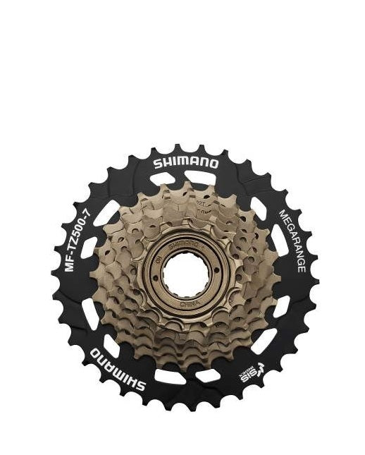 WOLNOBIEG SHIMANO 7 rz. MF-TZ500 14-34 BRĄZ
