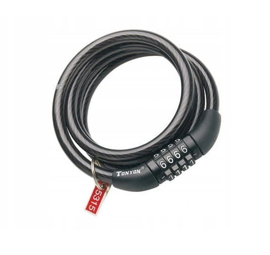 ZAMKNIĘCIE 120cm/8mm TY532-8 SZYFR SPIRALA