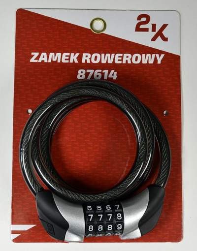 ZAMKNIĘCIE 2K 120cm/10mm SZYFR/LED 87614