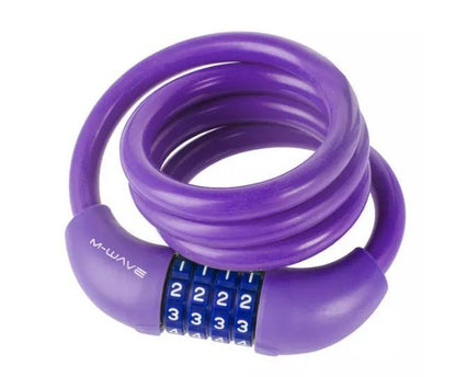 ZAMKNIĘCIE M-WAVE 100cm/12mm SILIKON SZYFR (RÓŻNE KOLORY)